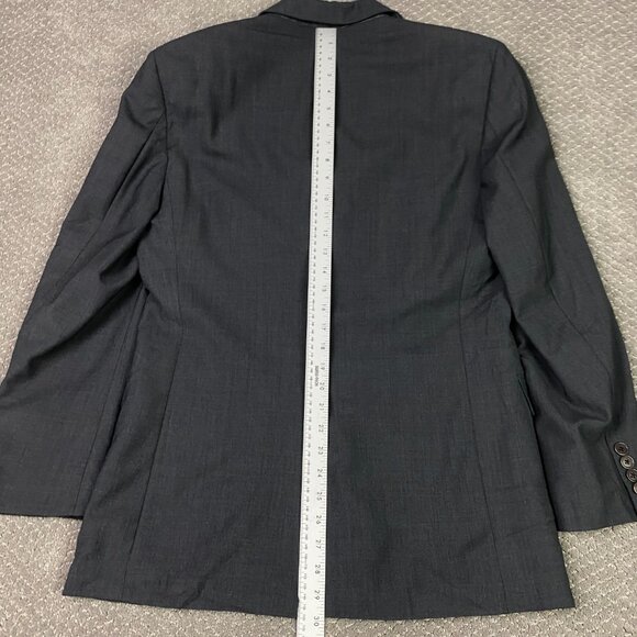 Brooks Brothers 346 Stretch Blazer Sport Coat Men's 38S Gray 3 Button Wool Blend - Picture 13 of 14